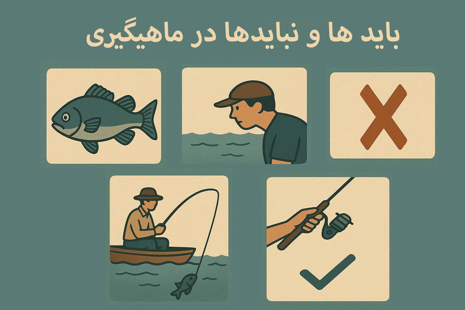 🐠 بایدها و نبایدهای ماهیگیری | راهنمای کامل از آبی استور 1 بایدها و نبایدهای ماهیگیری