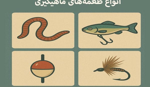 انواع طعمه ماهیگیری